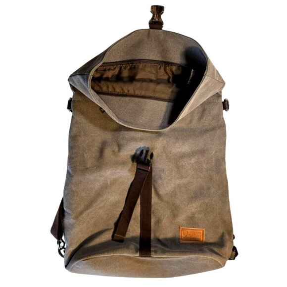 MyHozee Gray Canvas Interchangeable Shoulder Bag To Backpack w/Adjustable Strap - Picture 13 of 16